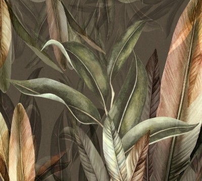 3D Фотообои «Tropical Leaves AG-TL-017» 3D Фотообои